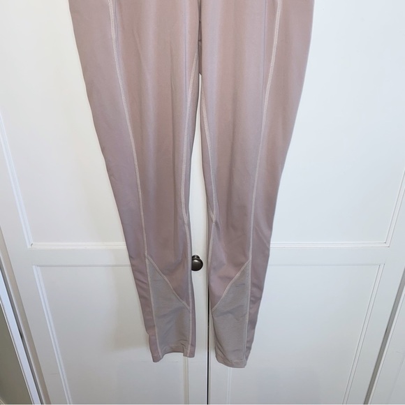Gymshark | Dreamy Beige Mauve Mesh Panel High Waist Pocket Leggings Small - Picture 9 of 13